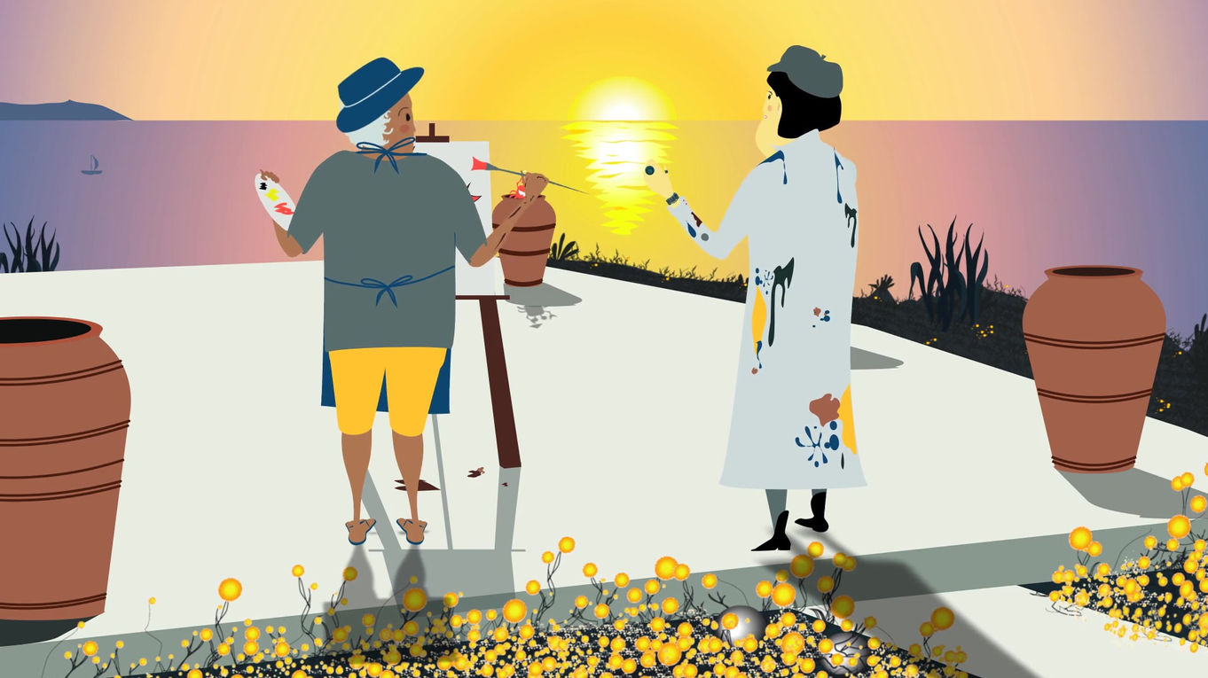 Illustration & animation for web advertisement